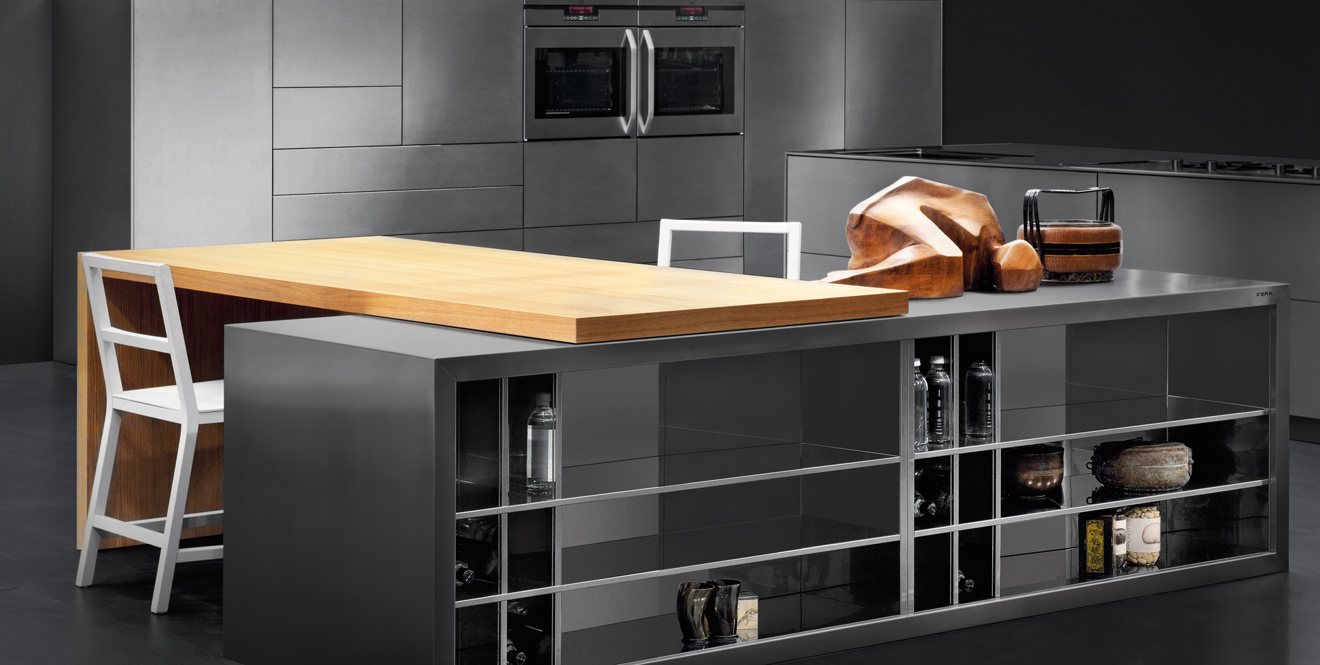 cucine design Skin cucine in acciaio inox cucine moderne xera