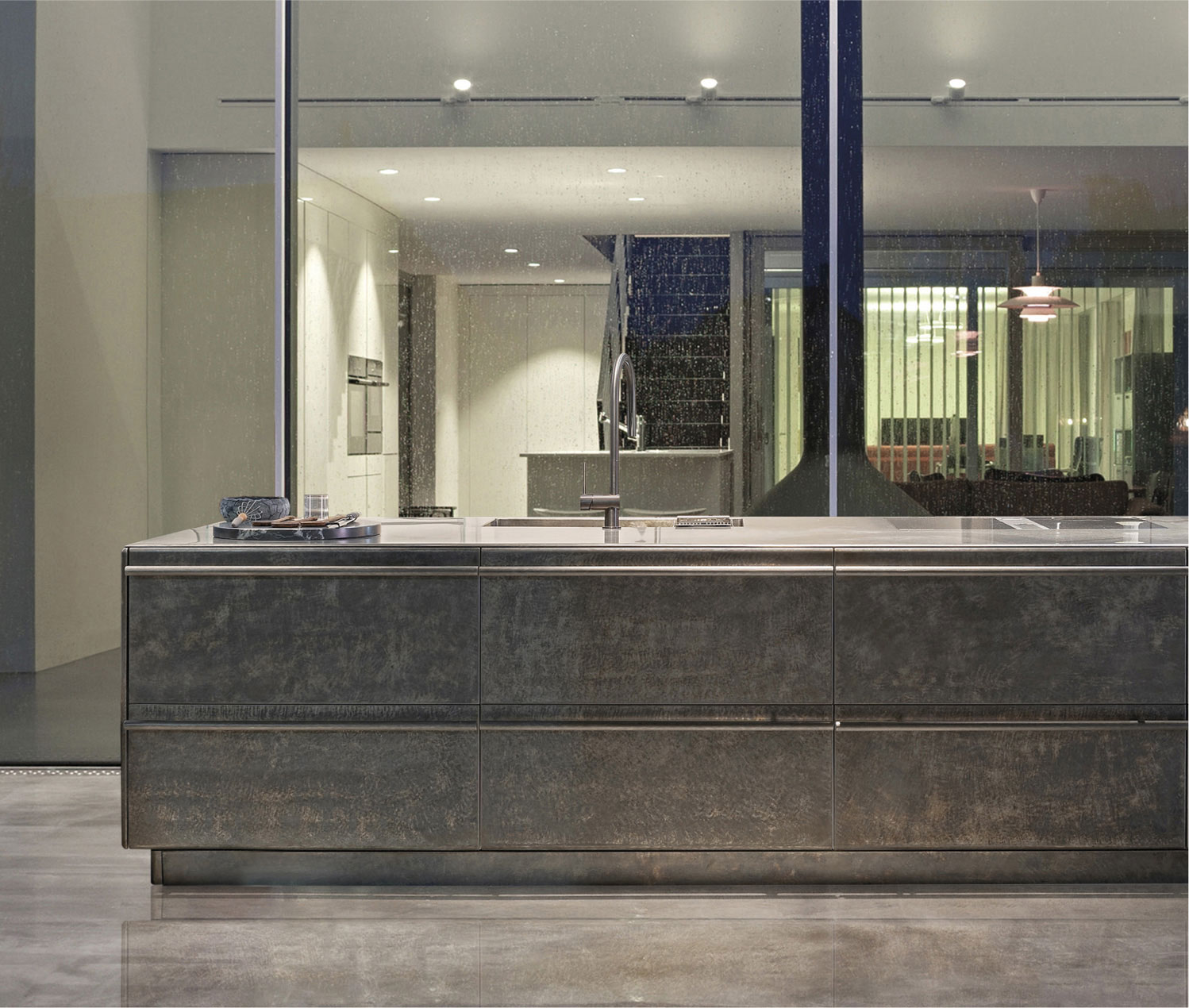Lingotto cucina outdoor in acciaio Xera Linea outdoor kitchen | Cucine da esterno