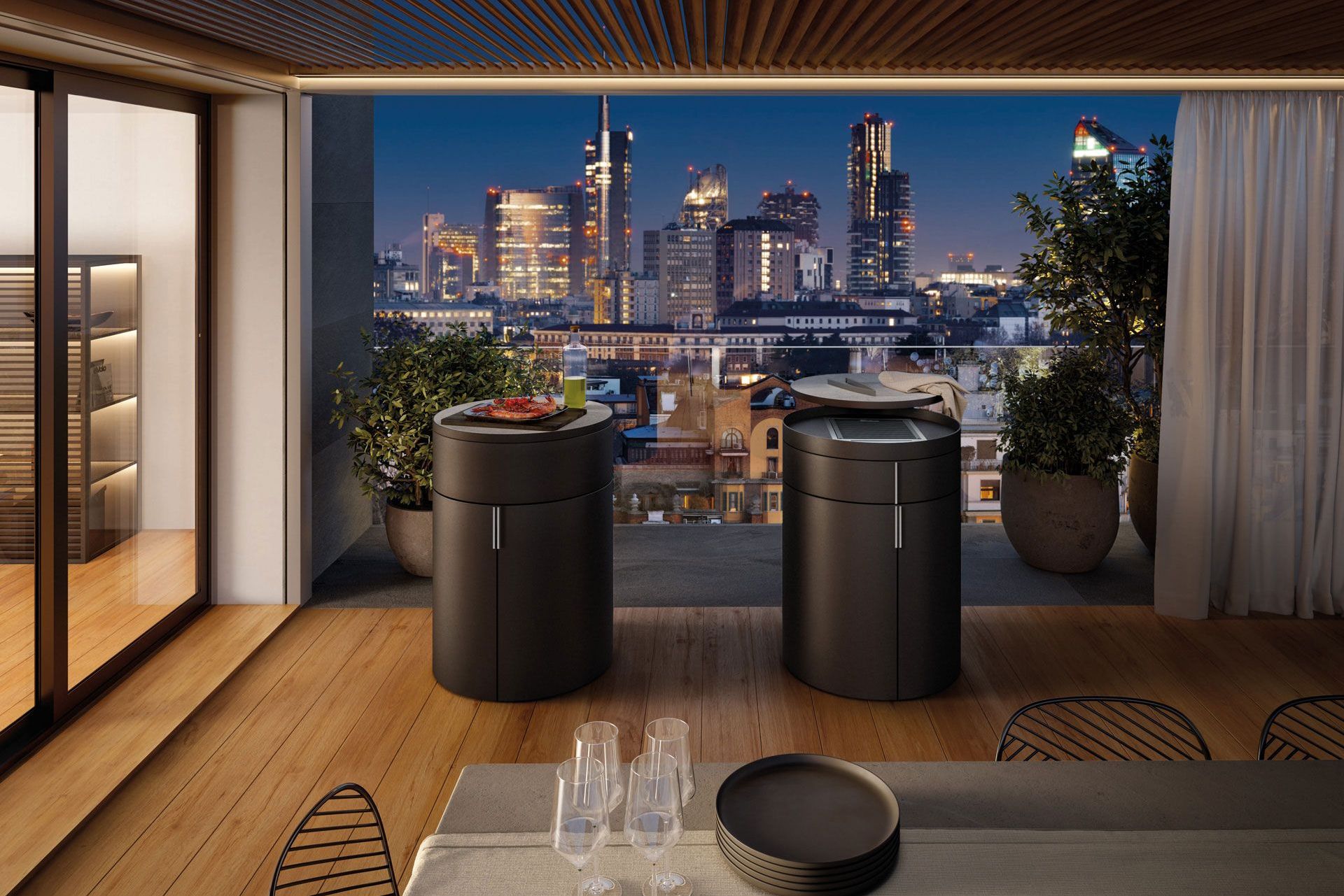Stem Cucina modulare in acciaio Xera Linea outdoor kitchen | Cucine da esterno