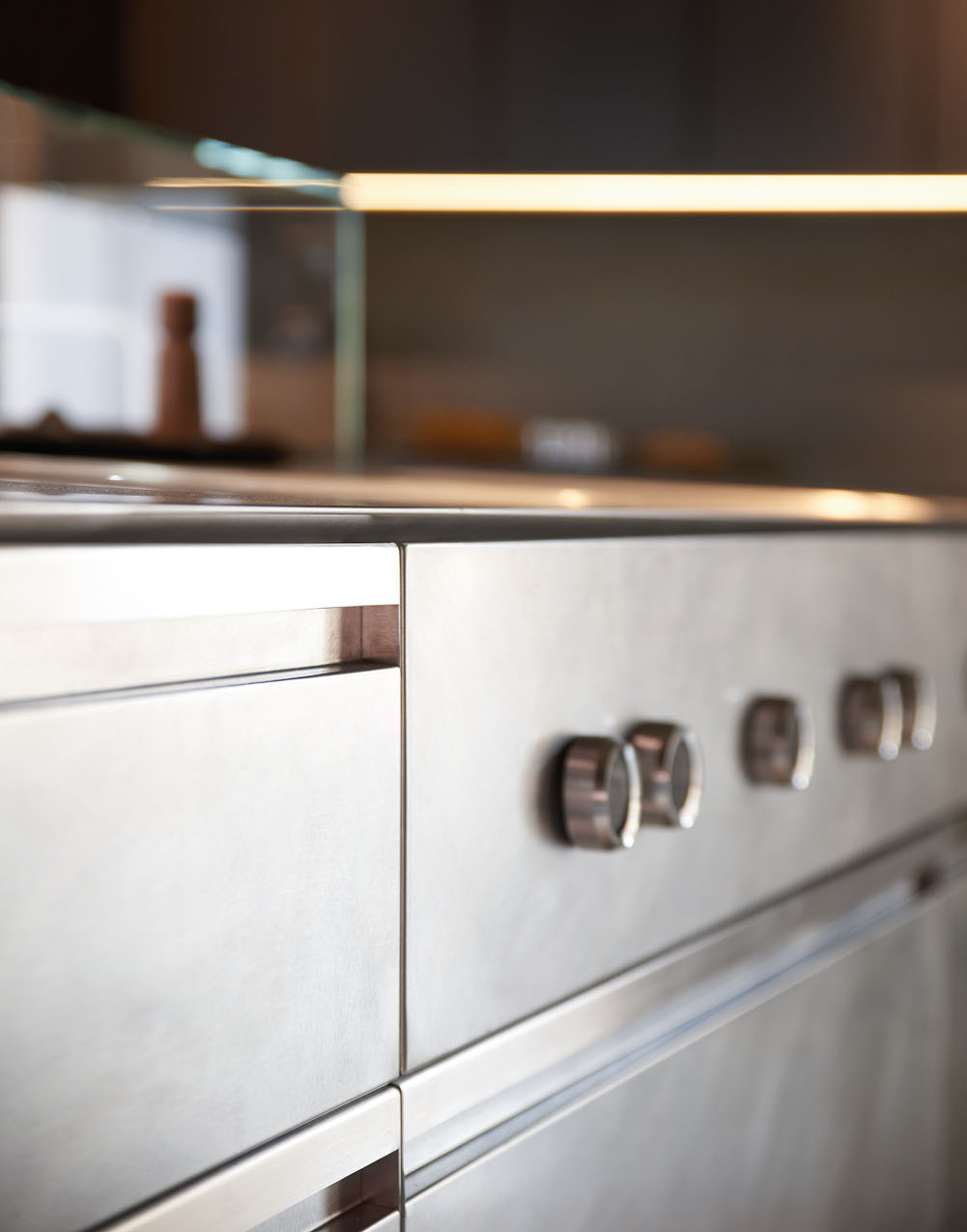 Stainless steel kitchens | Monolit 45° | Xera Kitchen