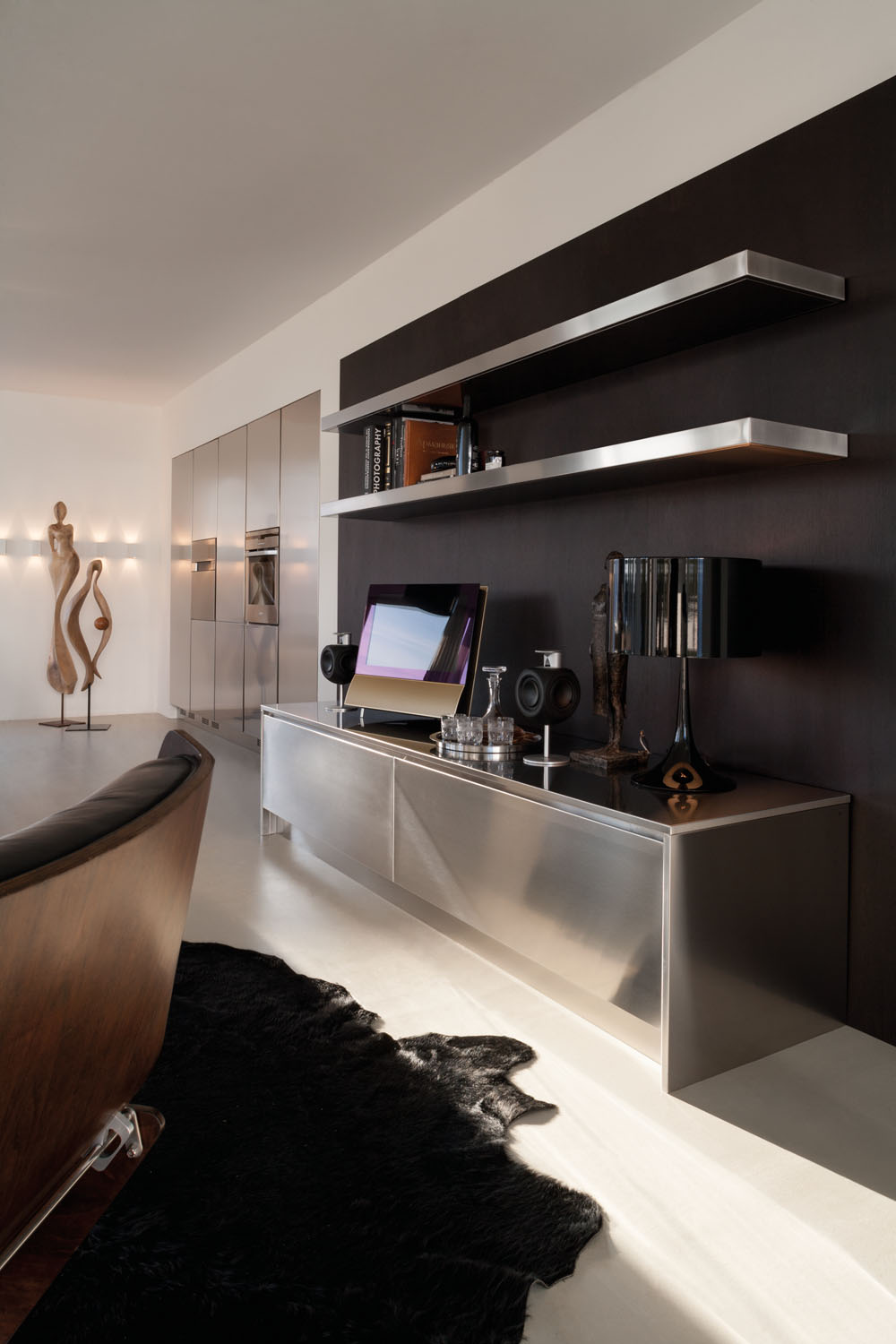 Cucina essenziale Square in acciaio inox | Xera cucine moderne